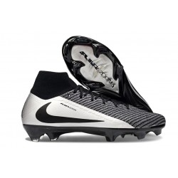Nike Zoom Mercurial Superfly X Elite FG Svart Silver