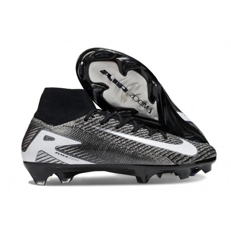 Nike Zoom Mercurial Superfly X Elite FG Svart Vit