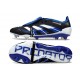adidas Predator Elite Fold Over Tongue FG fotbollsskor Svart Blå Vit