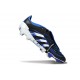 adidas Predator Elite Fold Over Tongue FG fotbollsskor Svart Blå Vit