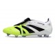 adidas Predator Elite Fold Over Tongue FG fotbollsskor Vit Svart Gul