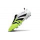 adidas Predator Elite Fold Over Tongue FG fotbollsskor Vit Svart Gul