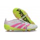 adidas Predator Elite Fold Over Tongue FG fotbollsskor Vit Rosa Gul