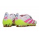 adidas Predator Elite Fold Over Tongue FG fotbollsskor Vit Rosa Gul