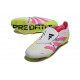 adidas Predator Elite Fold Over Tongue FG fotbollsskor Vit Rosa Gul