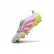adidas Predator Elite Fold Over Tongue FG fotbollsskor Vit Rosa Gul