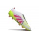 adidas Predator Elite Fold Over Tongue FG fotbollsskor Vit Rosa Gul