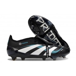 adidas Predator Elite Fold Over Tongue FG fotbollsskor Svart Vit Blå