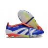adidas Predator Elite Fold Over Tongue FG fotbollsskor Blå Vit Röd