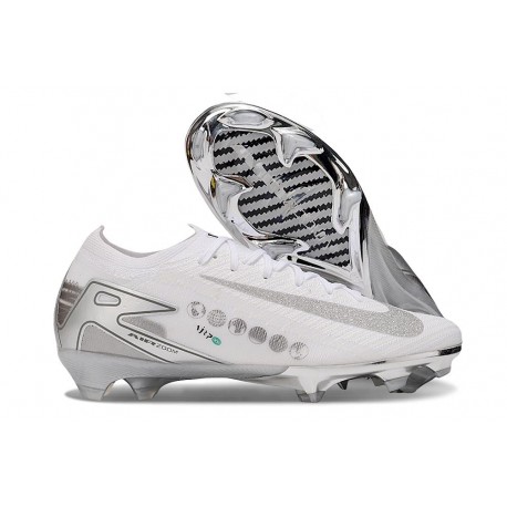 Nike Zoom Mercurial Vapor 16 Elite FG Vit Silver