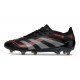 Adidas Predator Elite FG Herrar Svart Grå Röd 