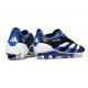 Adidas Predator Elite FG Herrar Svart Blå Vit