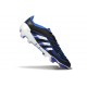 Adidas Predator Elite FG Herrar Svart Blå Vit