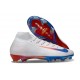 Fotbollsskor Nike Mercurial Superfly 10 Elite FG Vit Blå Röd