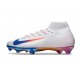Fotbollsskor Nike Mercurial Superfly 10 Elite FG Vit Blå Röd