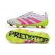 Adidas Predator Elite FG Herrar Vit Rosa Gul