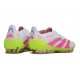 Adidas Predator Elite FG Herrar Vit Rosa Gul