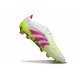Adidas Predator Elite FG Herrar Vit Rosa Gul