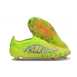 Adidas Predator Elite FG Herrar Grön Rosa