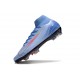 Fotbollsskor Nike Mercurial Superfly 10 Elite FG Blå Röd