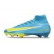 Fotbollsskor Nike Mercurial Superfly 10 Elite FG Blå Gul