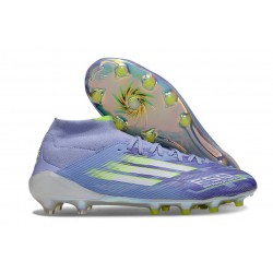 adidas F50 Elite Mid FG Lila Vit Gul
