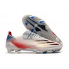 Fotbollsskor adidas X Ghosted .1 FG/AG Silver Svart Röd Fotbollsskor adidas X Ghosted .1 FG/AG Silver Svart Röd