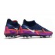 Nike Phantom GT2 Elite Df Fg M UV - Navy Vit Lila