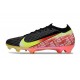 Nike Zoom Mercurial Vapor 16 Elite FG Svart Gul Röd Grön