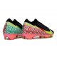 Nike Zoom Mercurial Vapor 16 Elite FG Svart Gul Röd Grön