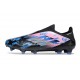 adidas F50 Elite Snörlös FG Svart Rosa Blå