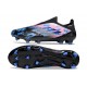 adidas F50 Elite Snörlös FG Svart Rosa Blå
