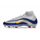 Fotbollsskor Nike Mercurial Superfly 10 Elite FG Silver Blå Gul