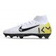 Fotbollsskor Nike Mercurial Superfly 10 Elite FG KM Vit Svart Gul