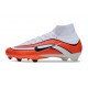 Fotbollsskor Nike Mercurial Superfly 10 Elite FG Röd Vit Svart