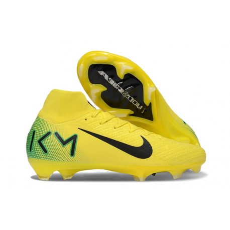 Fotbollsskor Nike Mercurial Superfly 10 Elite FG KM Gul Grön Svart