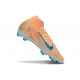Fotbollsskor Nike Mercurial Superfly 10 Elite FG KM Orange Blå