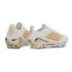 Fotbollsskor adidas F50+ Snörlösa Elite FG Vit Guld