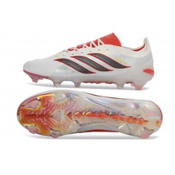 Adidas Predator 26 Elite FG Vit Röd