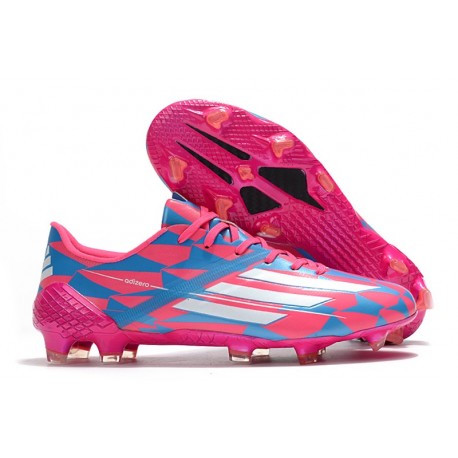 Adidas F50 Ghosted Adizero HT FG Rosa Vit Blå