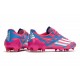 Adidas F50 Ghosted Adizero HT FG Rosa Vit Blå