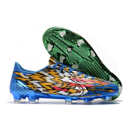 Adidas F50 Ghosted Adizero HT FG Blå Grön Röd