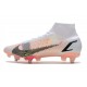 Nike Mercurial Superfly 8 Elite SG-Pro AC Rawdacious - Vit Röd Rosa