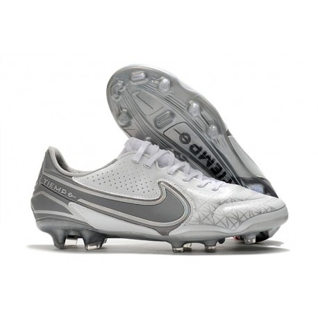 Nike Fotbollsskor Tiempo Legend IX Elite FG Vit Grå Gul