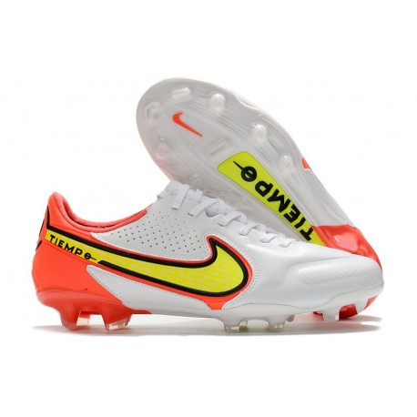 Nike Fotbollsskor Tiempo Legend IX Elite FG Motivation - Vit Neon Röd