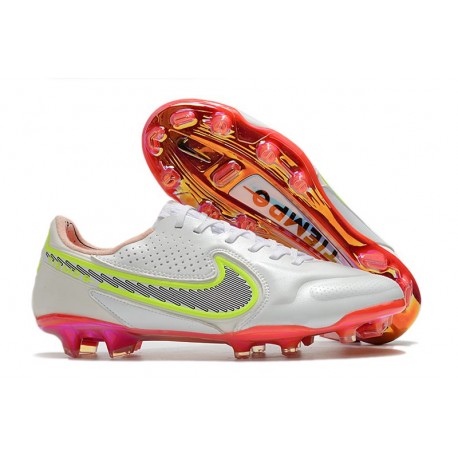 Nike Fotbollsskor Tiempo Legend IX Elite FG Rawdacious - Vit Röd Rosa