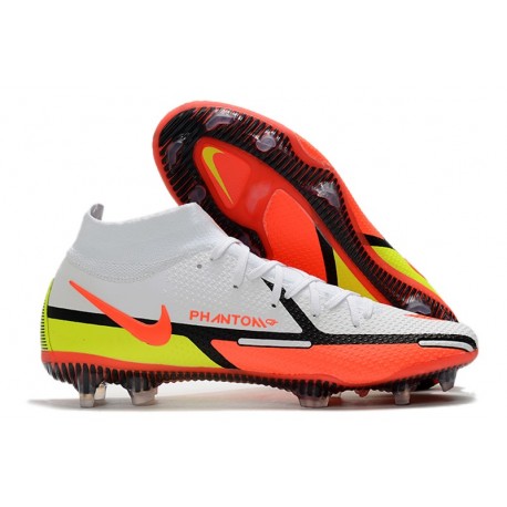 Nike Phantom GT2 Elite Df Fg M Motivation - Vit Röd Neon Svart